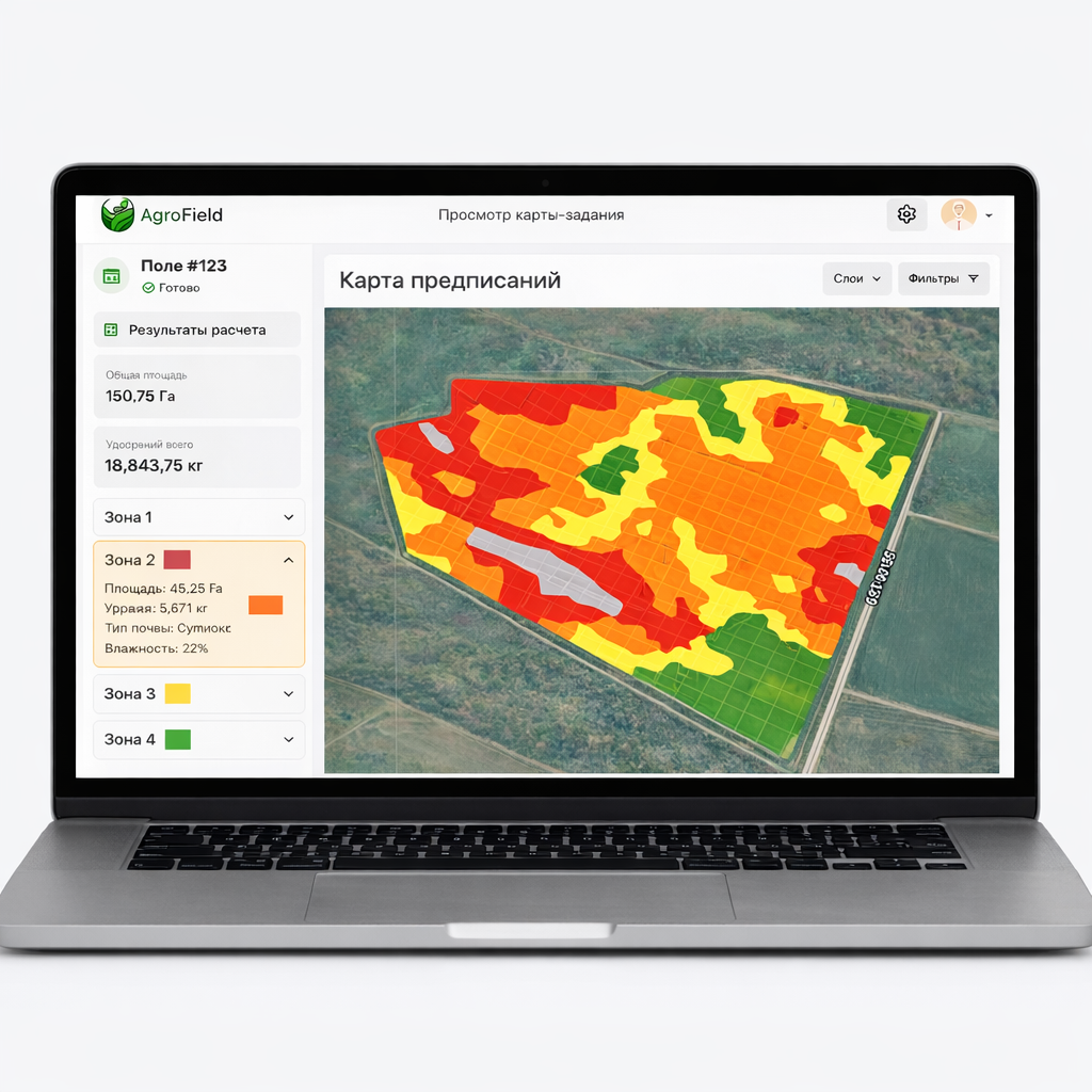 Агротехнологии: работа с полями и данными
